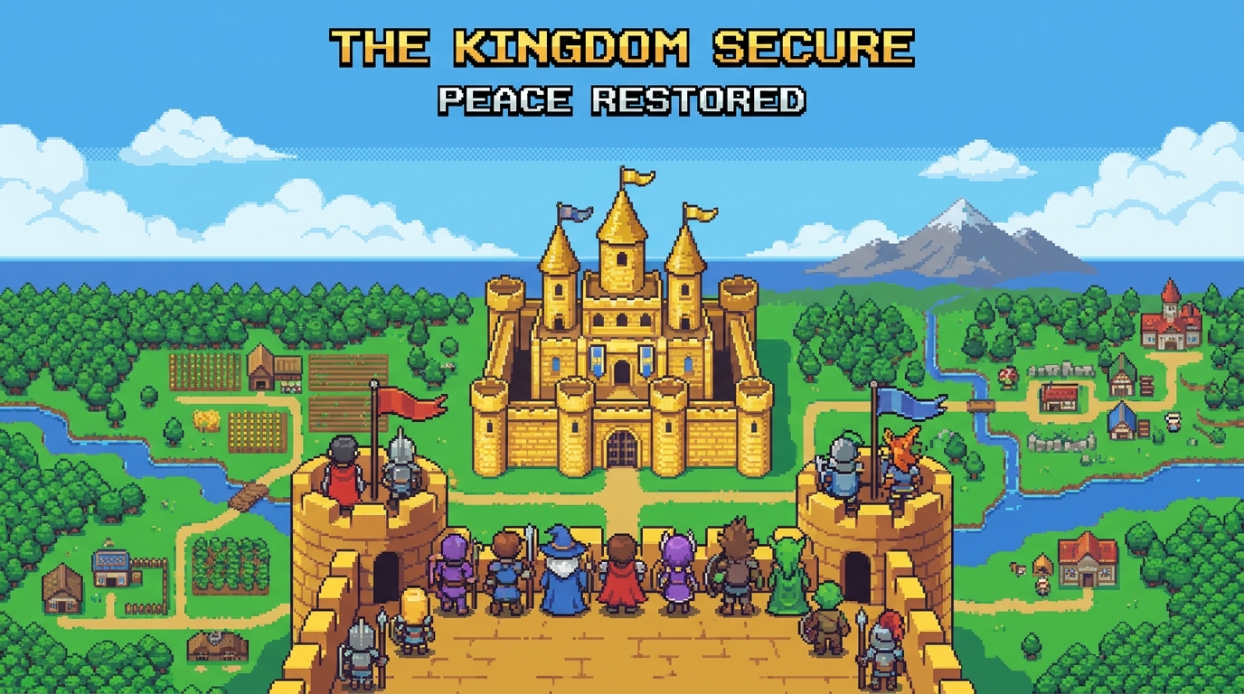 Heroes on ramparts